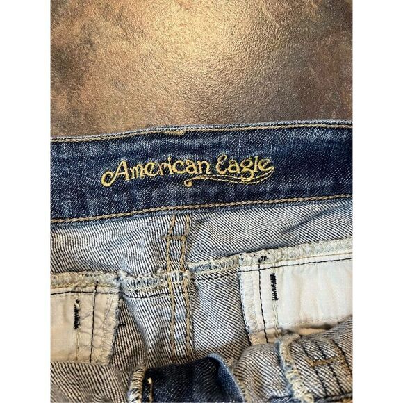 American Eagle Denim Cropped Capri Pants 2 Regular - Picture 5 of 12